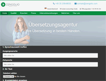 Tablet Screenshot of cengolio.com